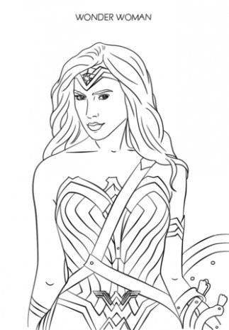 323x465 Wonder Woman Logo Project For Awesome Wonder Woman . @ Just Coloring
