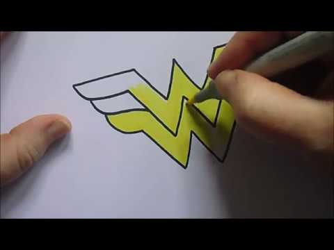 480x360 How To Draw A Wonder Woman Logo