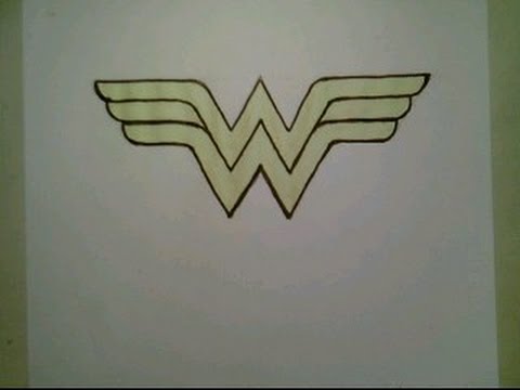 480x360 How To Draw Wonder Woman Logo Marvel Civil War Comic