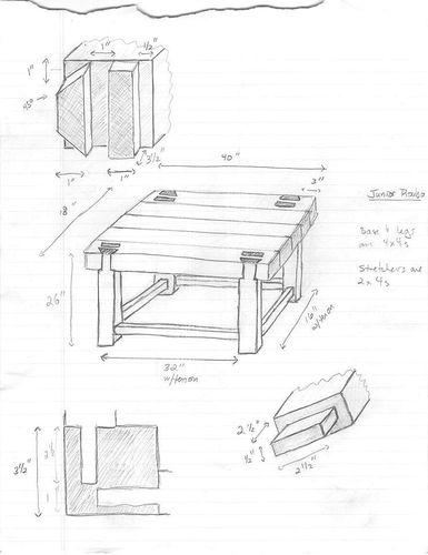 385x500 Junior Roubo Workbench