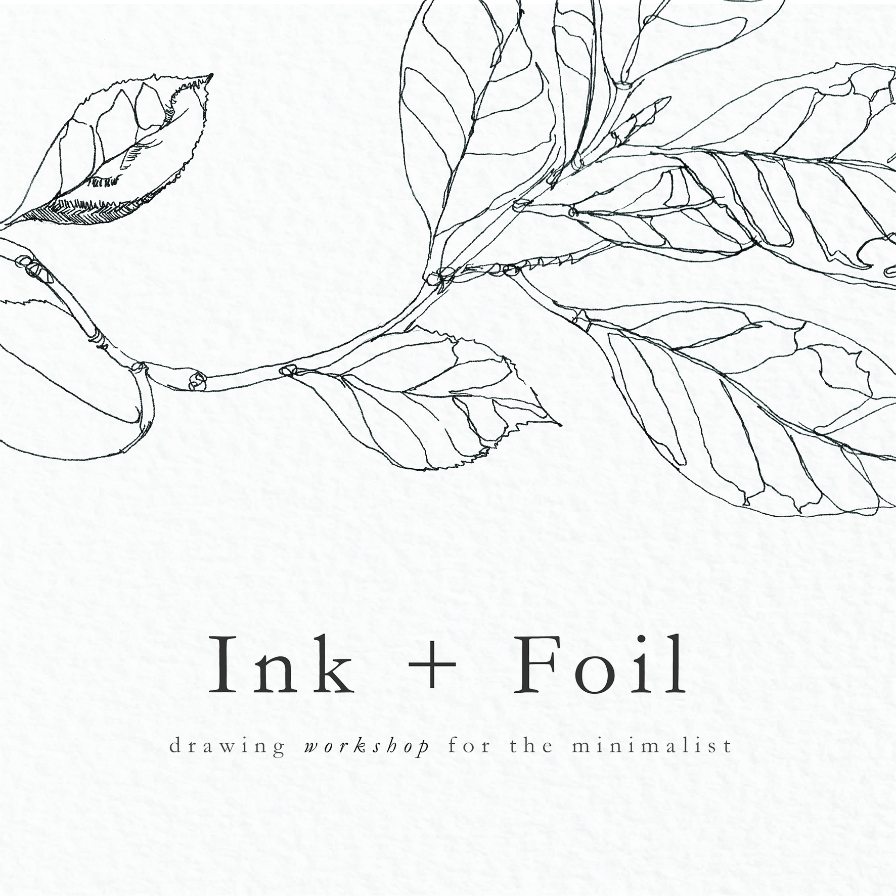 1772x1772 Ink + Foil Drawing Workshop By Maria Magdalena