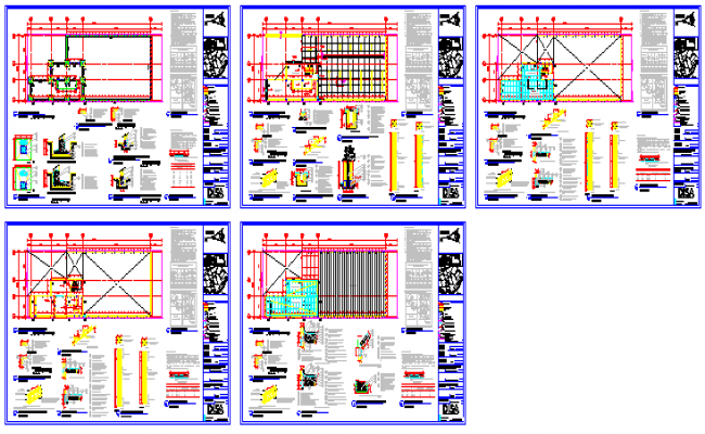 650x400 Mechanical Workshop Structural Design Drawing