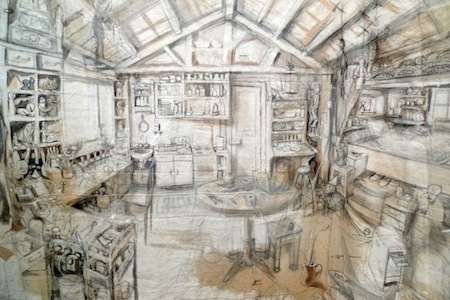 450x300 The Gepetto's Workshop Background Drawing
