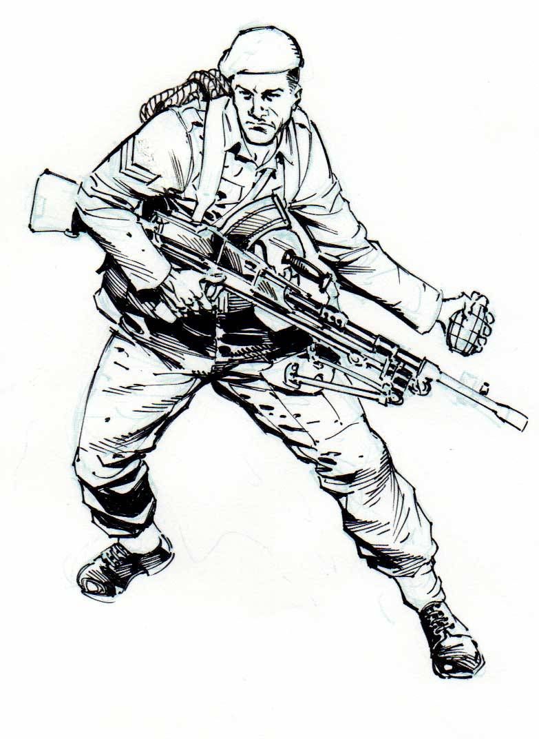 783x1072 Staz Johnson's Comic Art Tumblr Blog British Commando In World