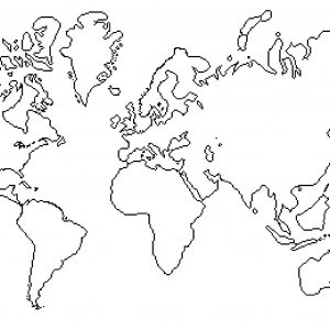 300x300 Blank World Map With Lines Fresh World Map Black And White Tumblr