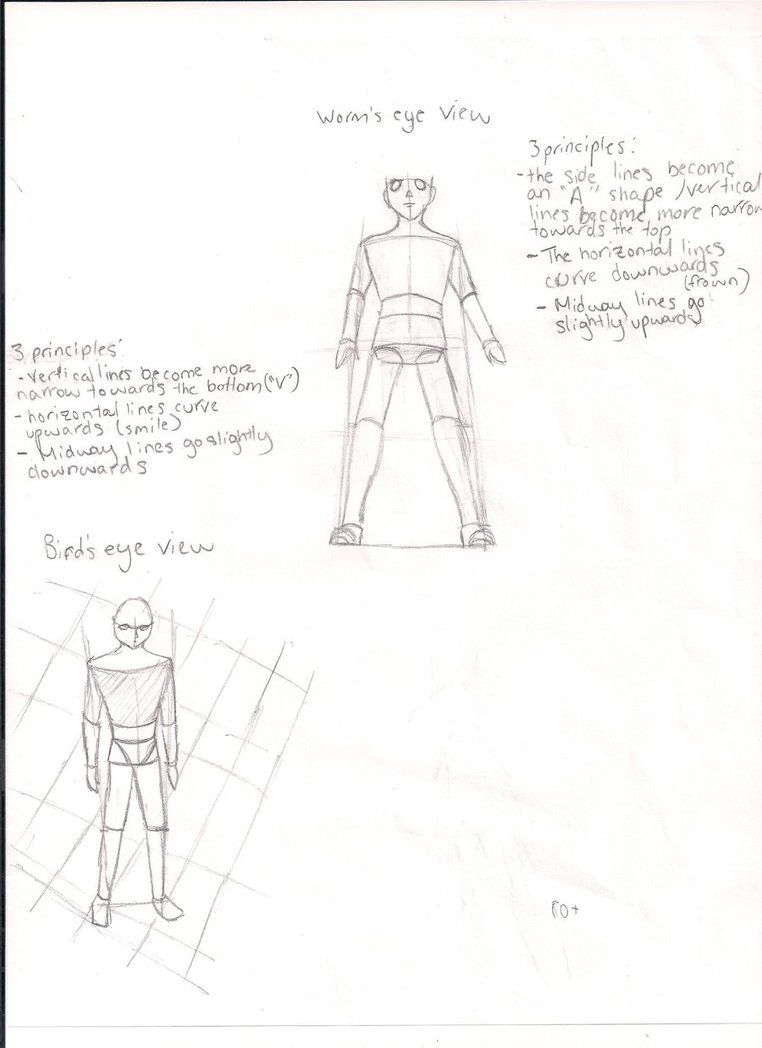 762x1048 Bird's Eyes View And Worm's Eye View Notes By Moniposa