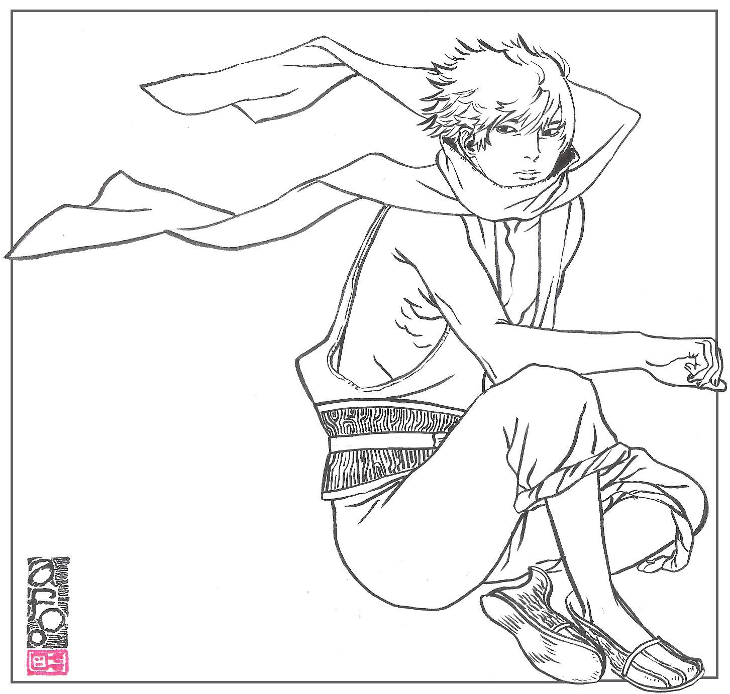 1453x1382 Samurai Girl's Worst Enemy' By Afuchan