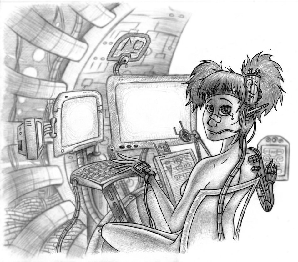 953x838 Hacker Girl By Samwound