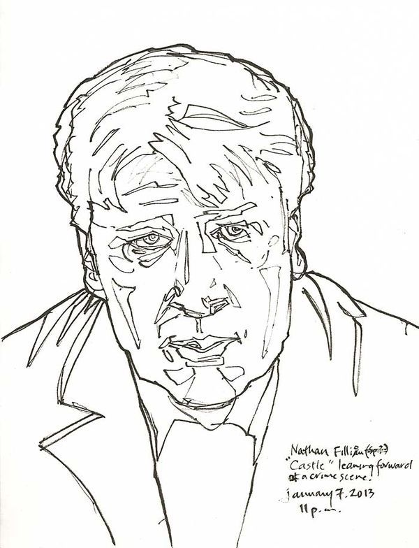 600x784 Project Friday Contours On A Face Sketches And Drawings