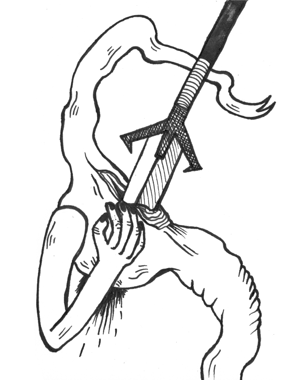 1008x1260 Flesh Wound From Inktober 2017. Ink. Susie Apple. Made By Moi