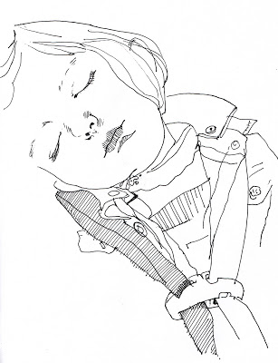 307x400 An Open [Sketch]book A Sleepy Little Wren