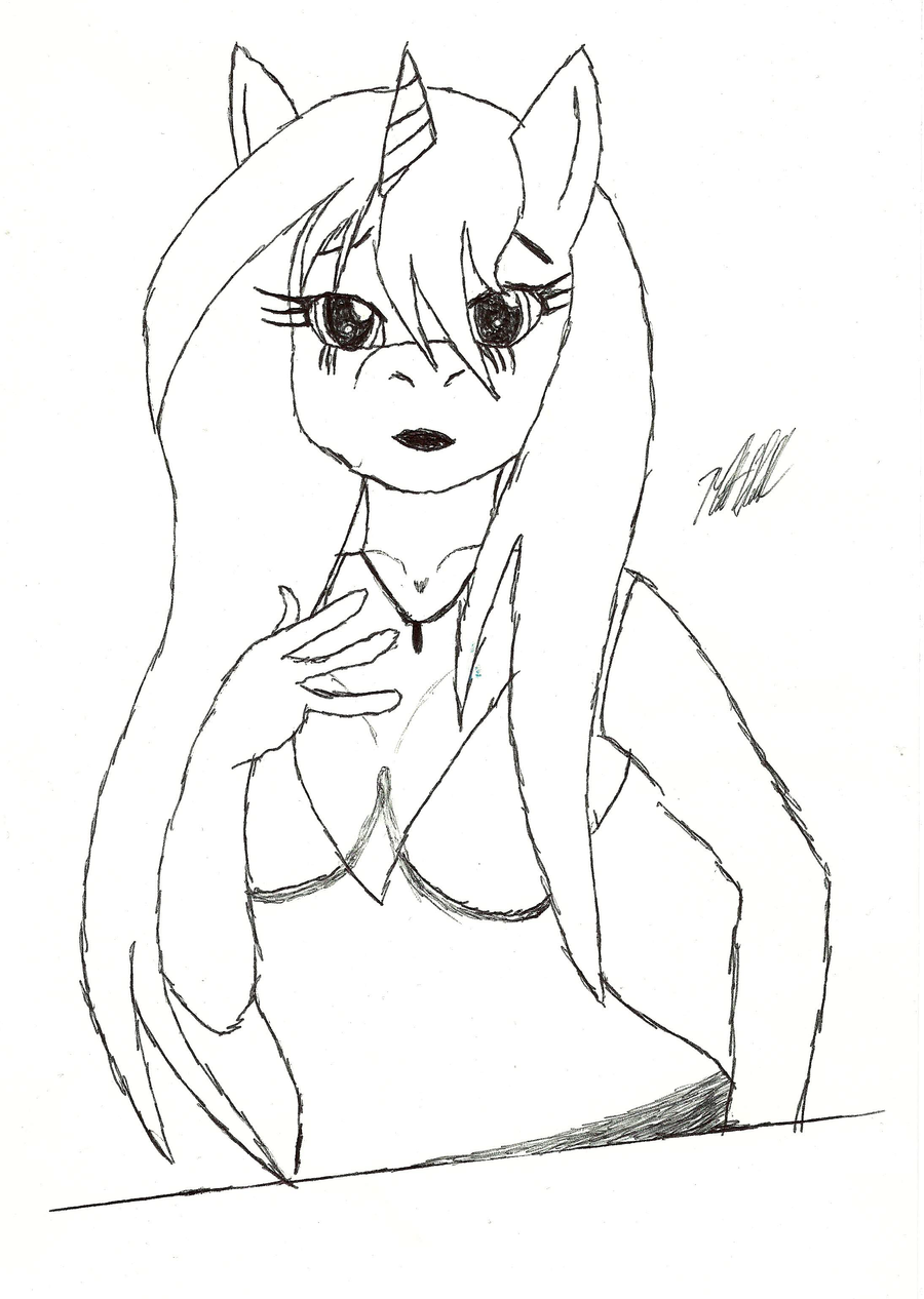 900x1266 Rarity Anthro Sketch By Ratchet Wrench