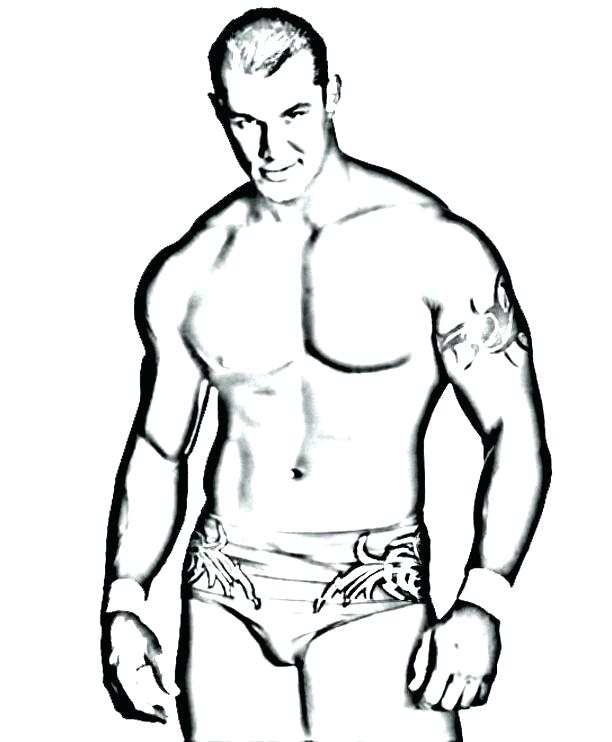 612x742 Wwe Wrestling Coloring Pages Wrestlers Printable Wrestling