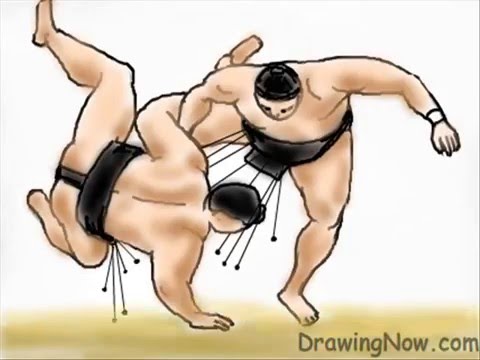 480x360 How To Draw Sumo Wrestling