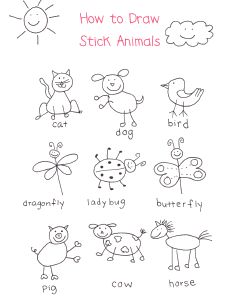 235x305 A Little Inspiration On How To Draw Stick Animals. I Don'T Know