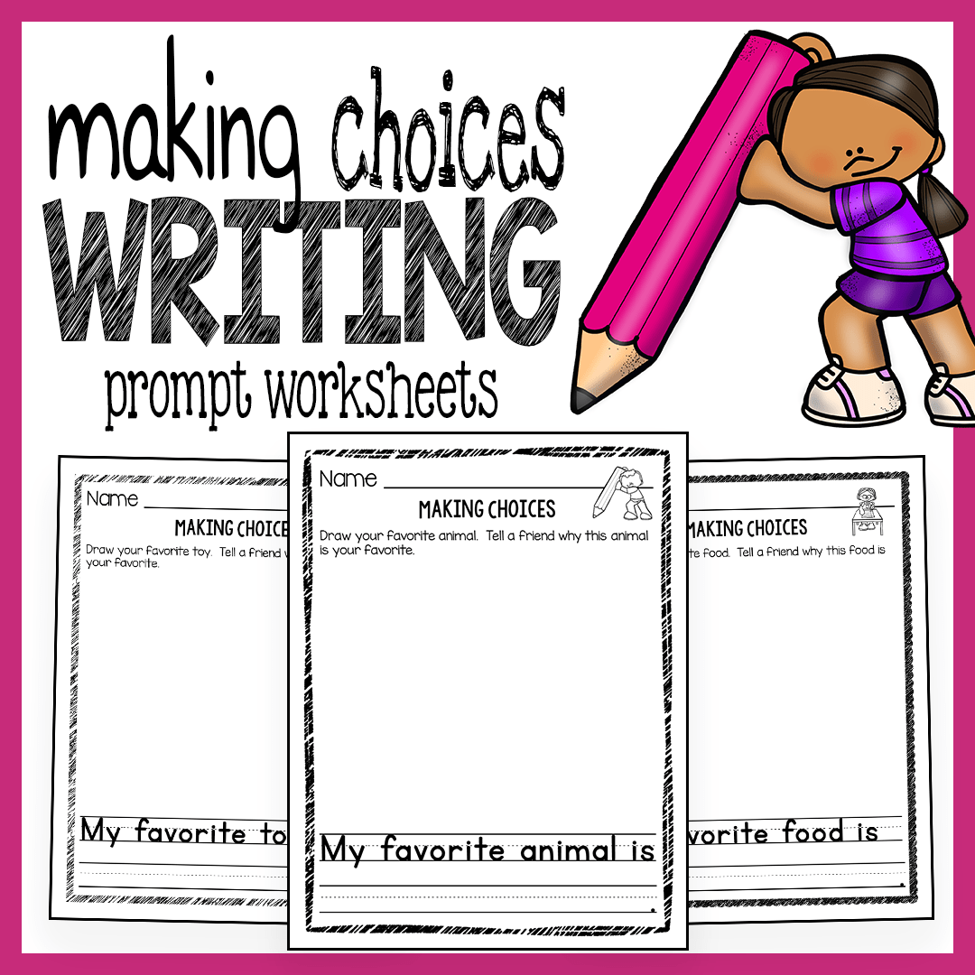 1080x1080 Writing Prompts For Preschool And Kindergarten