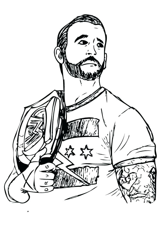 689x975 Wwe Superstars Coloring Pages John Drawing Easy Coloring Pages Wwe