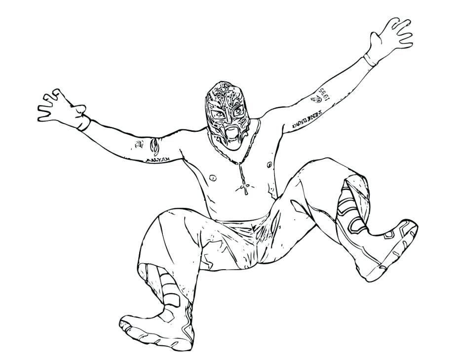 940x727 Terrific Wwe Wrestlers Coloring Pages