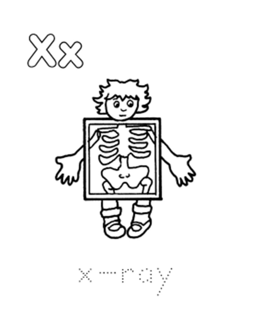 898x1092 Collection Of X Ray Drawing For Kids High Quality, Free