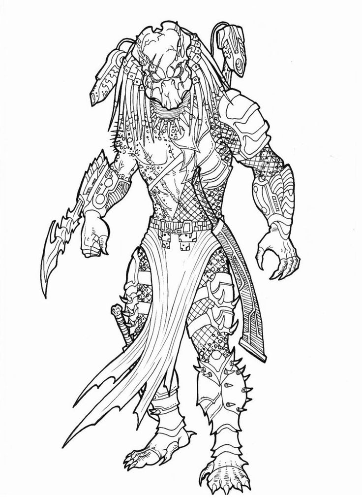 Xenomorph Drawing Easy