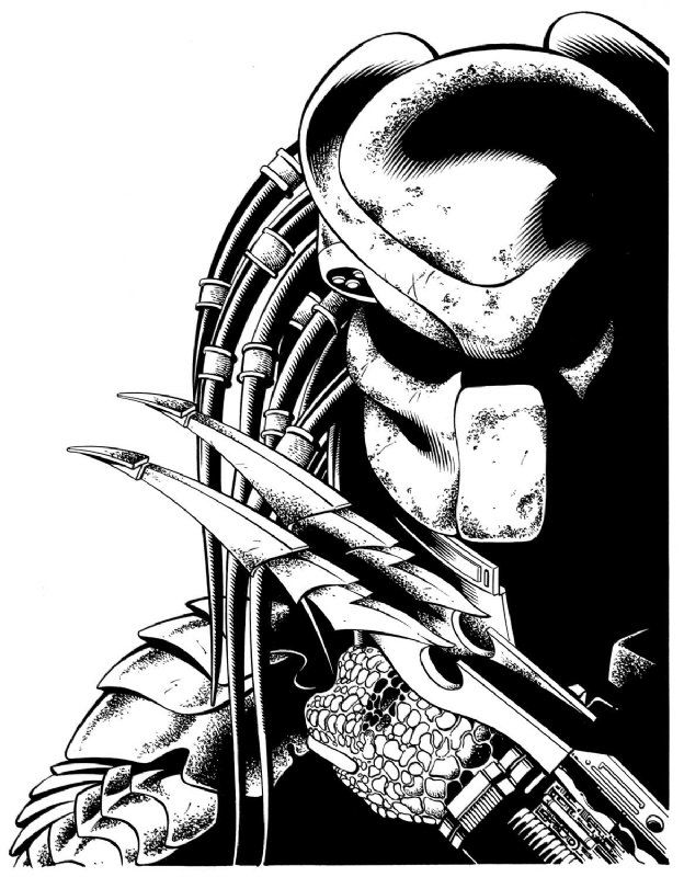 624x800 Predator By Aaron Sowd Comic Art Auction Your Comics On Httpwww