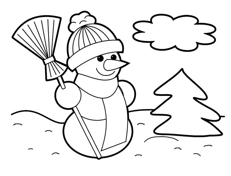 800x609 Free Printable Santa Merry Christmas (Xmas) Coloring Pages Sheets