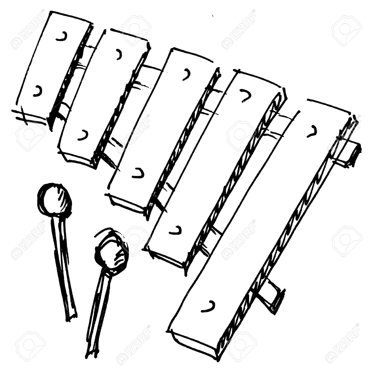 1300x1300 Collection Of Xylophone Cartoon Drawing High Quality, Free