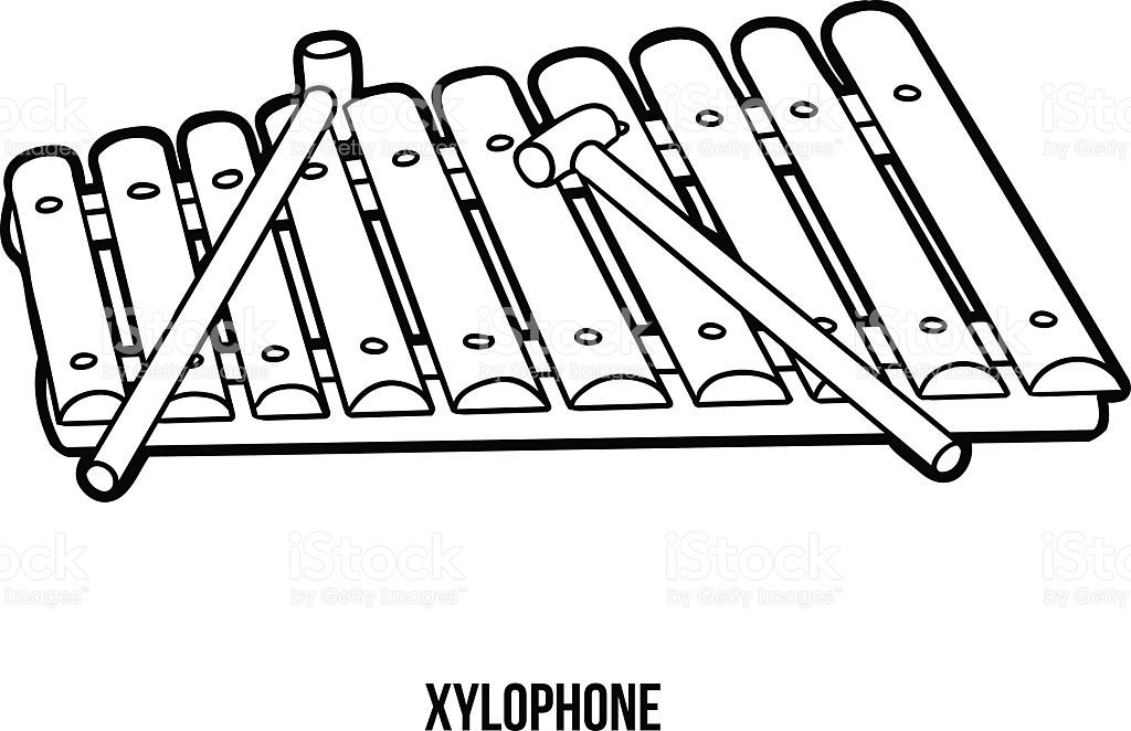 Xylophone Drawing Easy at GetDrawings | Free download