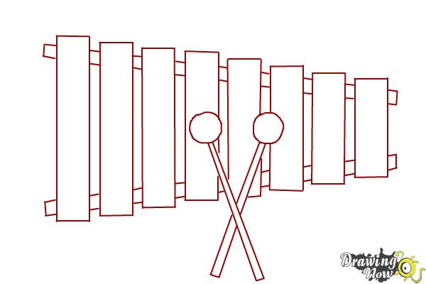 600x400 How To Draw A Xylophone
