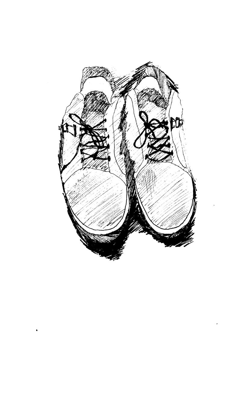 770x1322 Saatchi Art Old Shoes Drawing By Evgeniya Zinchenko