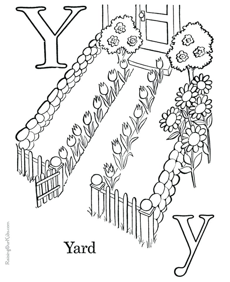 784x960 Get This Letter Y Coloring Pages Yard Appealing Y Coloring Pages