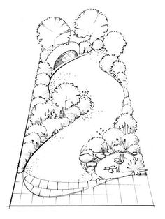 236x314 Yard Makeover Design For A Rectangular Garden A Long, Skinny