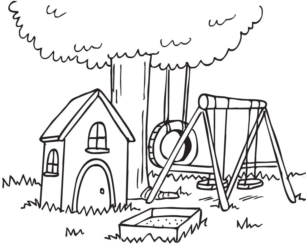 1031x820 Backyard Clipart Black And White Lugares Que Visitar