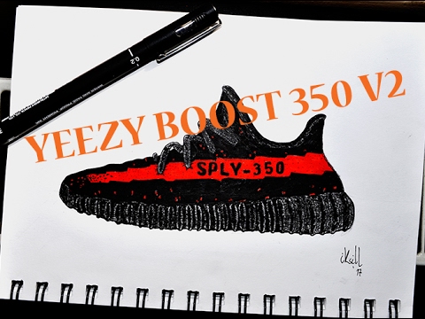 480x360 How To Draw Yeezy Boost 350 V2