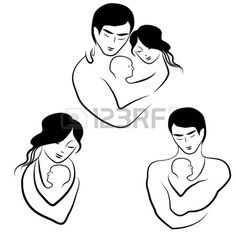 236x236 Young Happy Loving Couple Standing Together Croquis Couples