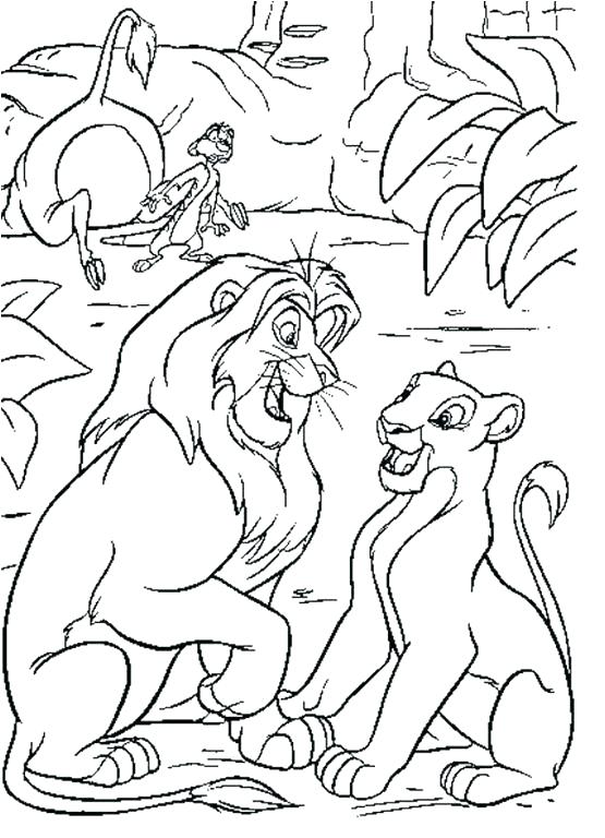 555x768 Coloring Pages Of Couples Lion King Coloring Pages Lion King Young