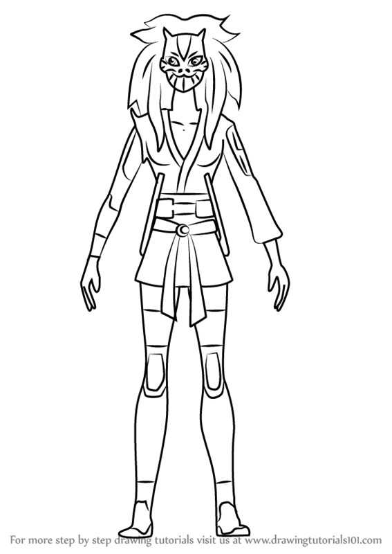567x800 Learn How To Draw Cheshire From Young Justice (Young Justice) Step