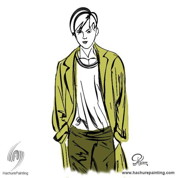 600x600 A Young Boy, Drawing From Front View Tutorial