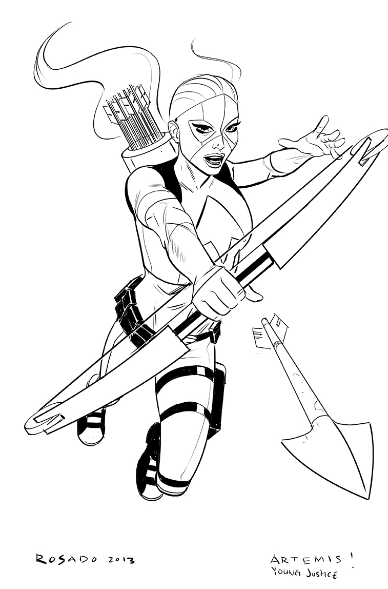 757x1148 How To Draw Young Justice Draw Or Die Young Justice