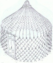 Yurt Drawing at GetDrawings | Free download