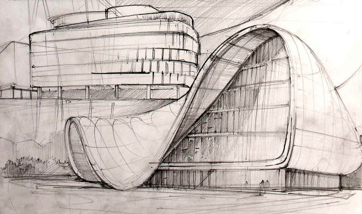 Zaha Hadid Hand Drawing at GetDrawings | Free download