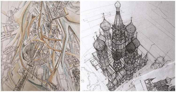 750x392 These Beautiful Architectural Sketches Show Hand Drawing Is Alive