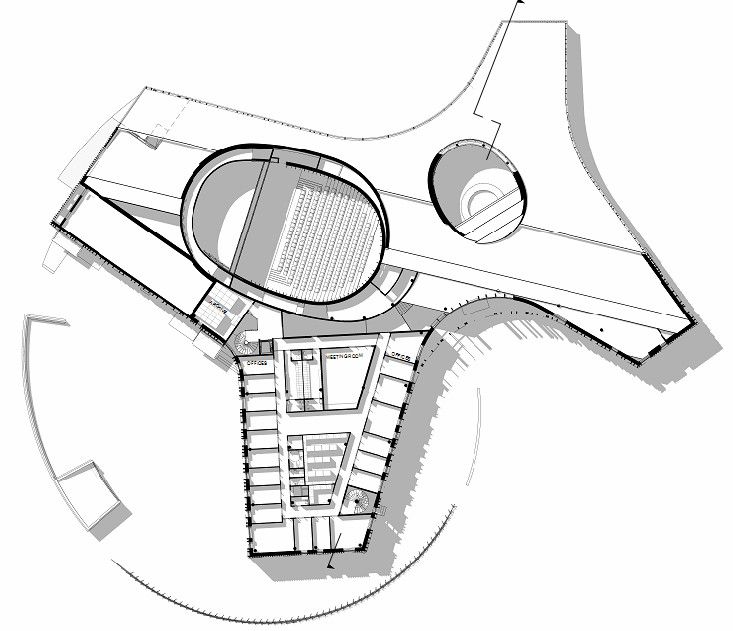 733x631 Gallery Of Sami Cultural Center Sajos Halo Architects