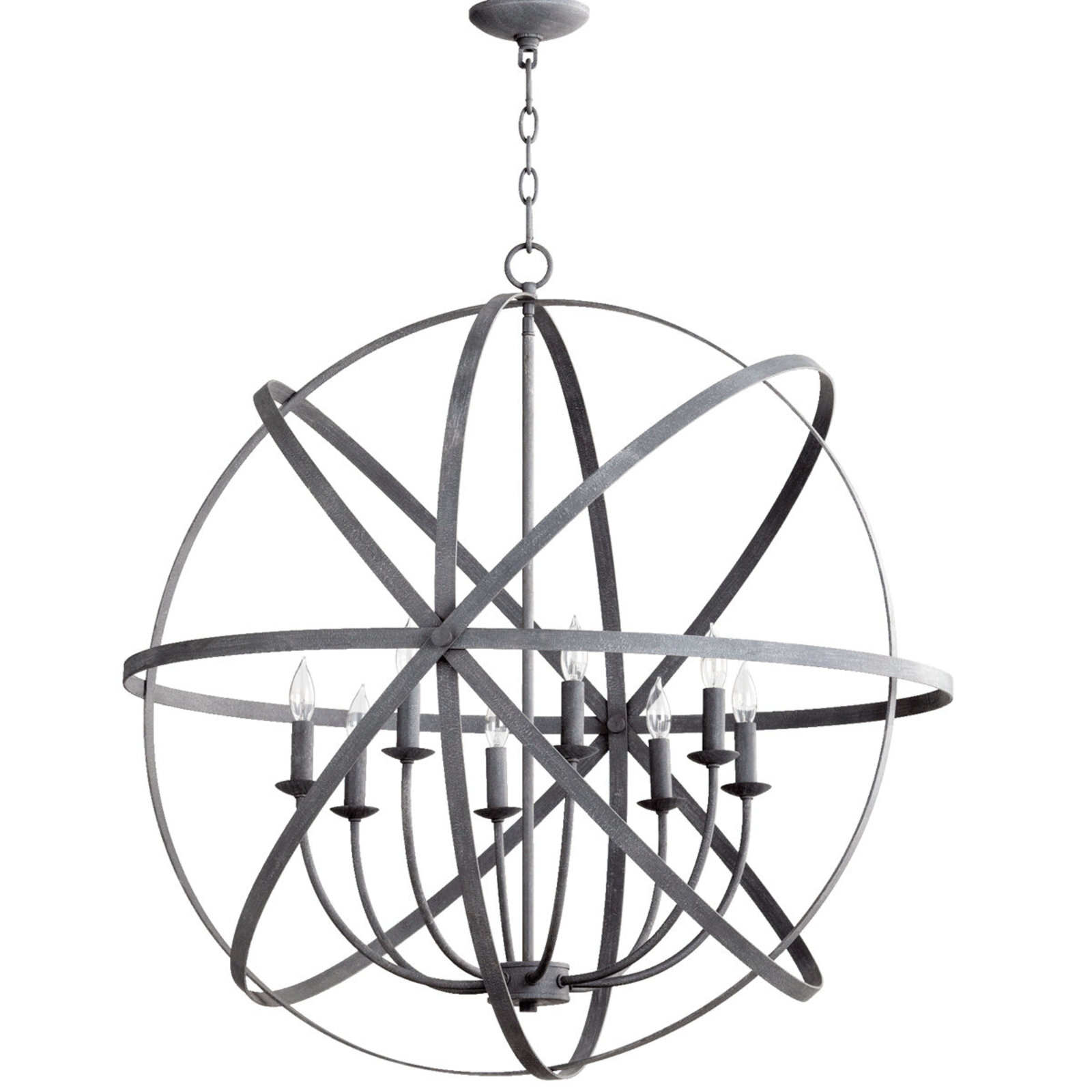 1600x1600 Zinc Orbit Globe Chandelier