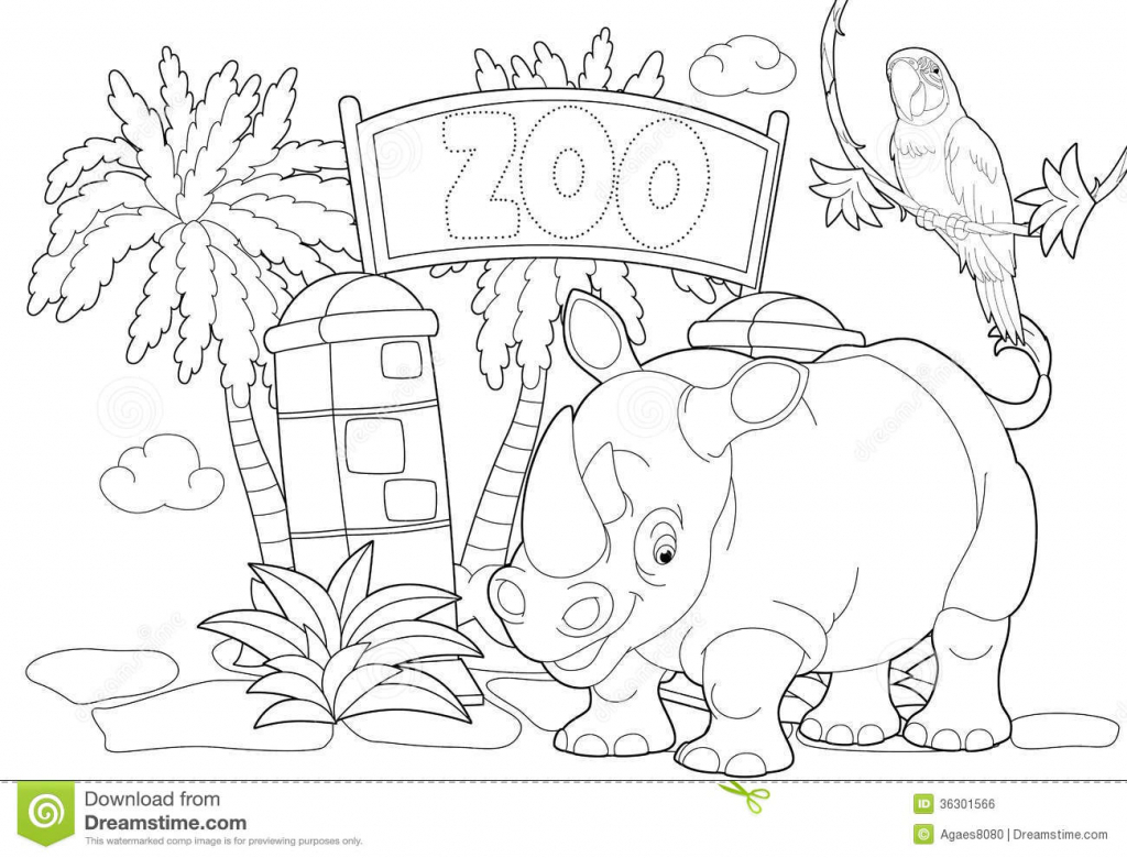 1024x780 Collection Of Zoo Drawing Sketch High Quality, Free Cliparts