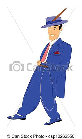 277x470 Zoot Suit Clipart