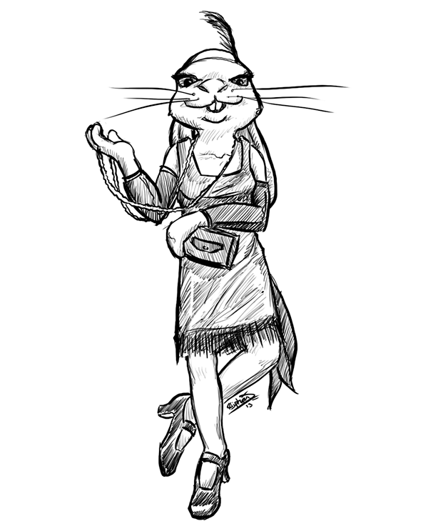 600x743 Gangster Rabbits On Behance