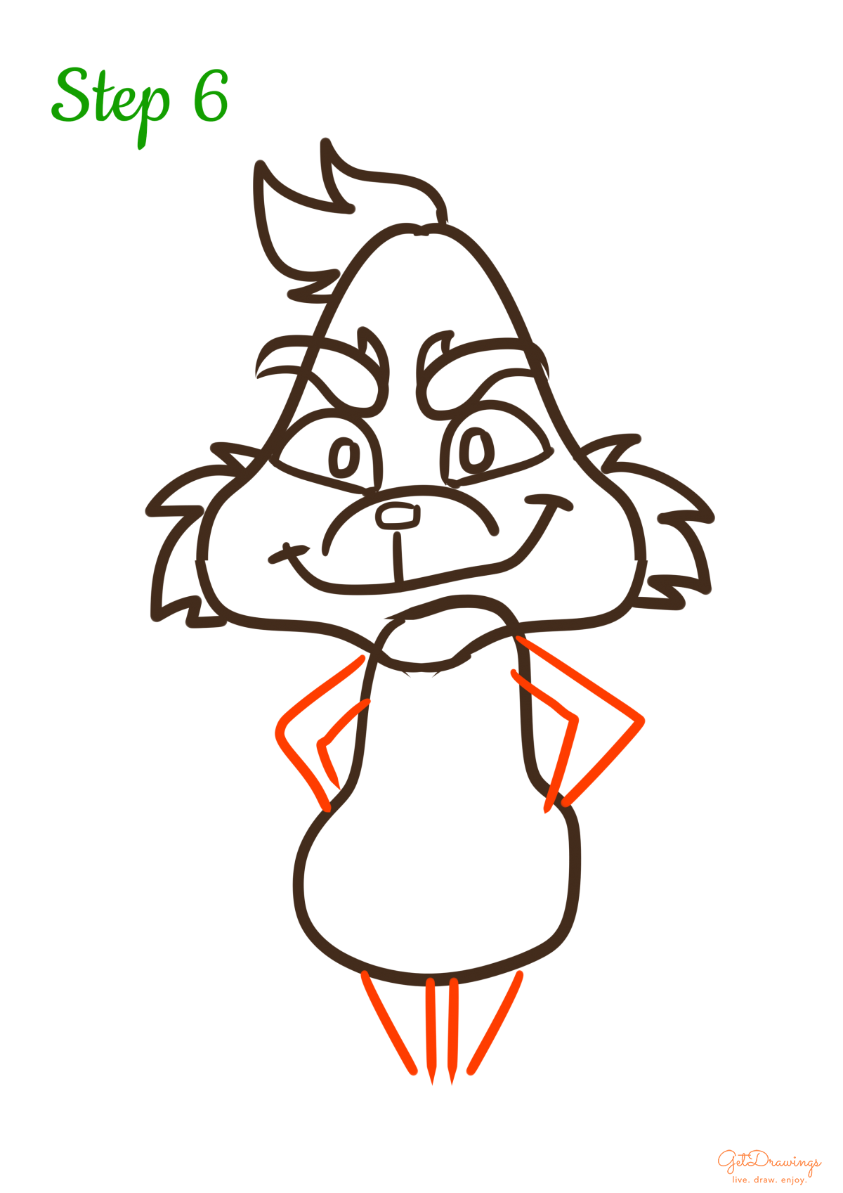 How to Draw a Grinch