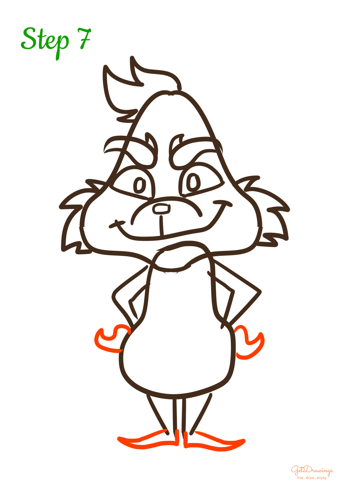 How to Draw a Grinch