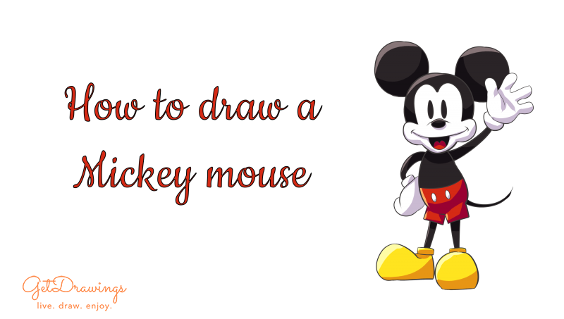 How to draw a Mickey Mouse?